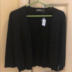 Neiman Marcus Cashmere/Lace Sweater